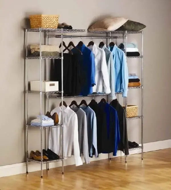 O estilo do closet deve se conectar com a decoração do ambiente