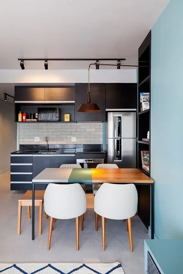 Aposte em móveis e armário de cozinha completo moderno