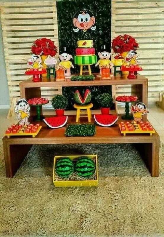 decoração de festa infantil da magali Foto Pinterest