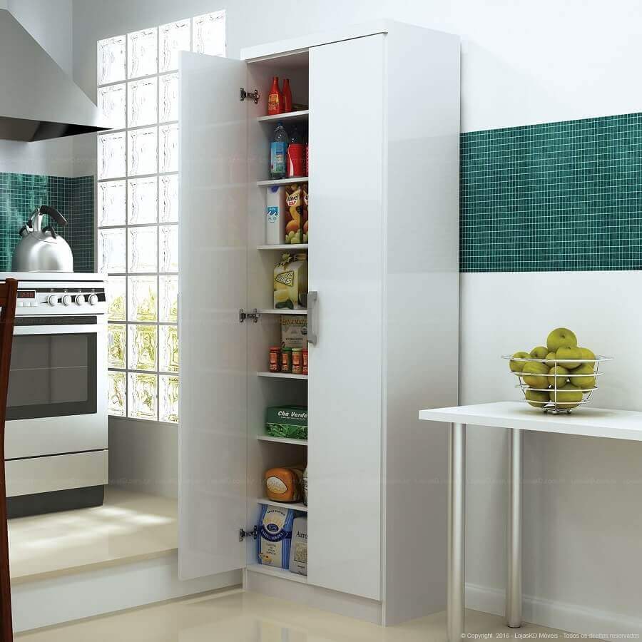 modelo simples de armário multiuso para cozinha Foto Pinterest