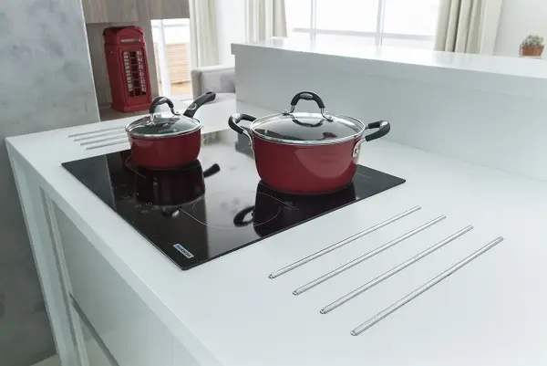 Modelo de fogão cooktop elétrico
