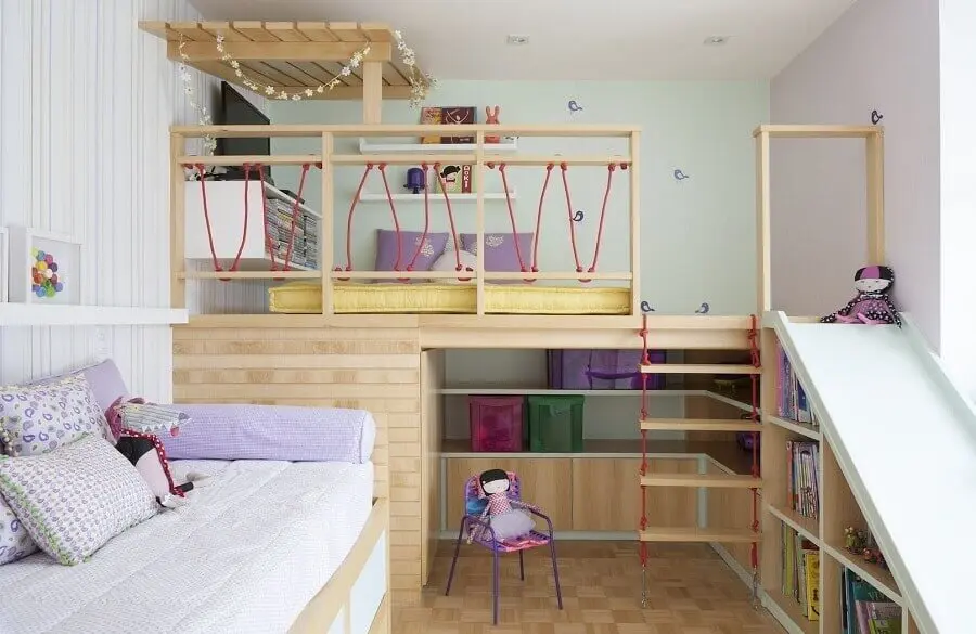 decoração lúdica para quarto infantil sob medida Foto Andrea Móveis