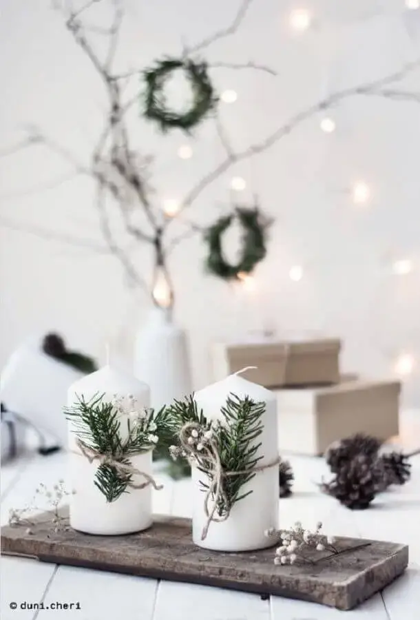 ideias de decoração de Natal com estilo escandinavo Foto heiter & hurtig
