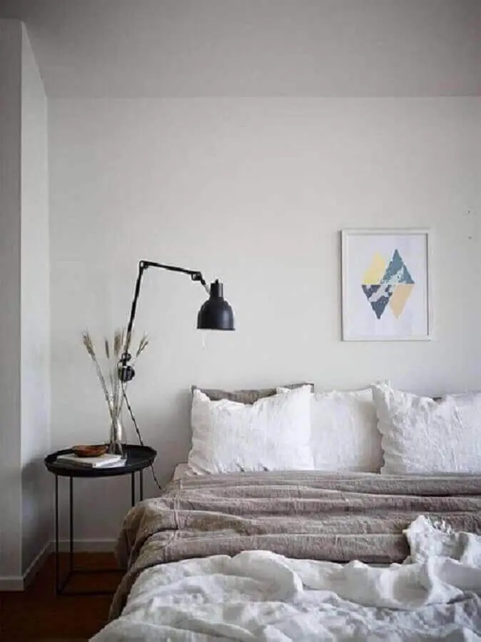 luminária articulável para decoração de quarto minimalista Foto Futurist Architecture