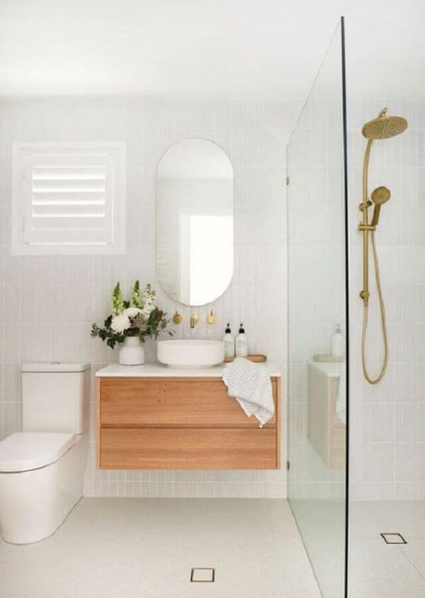 Kit para banheiro minimalista