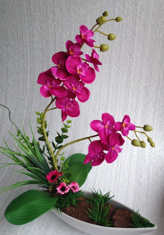 Vaso de orquídea pink