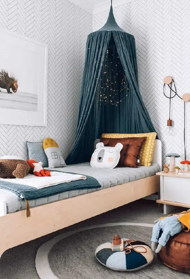 papel de parede delicado para decoração de quarto para criança Foto Pinterest