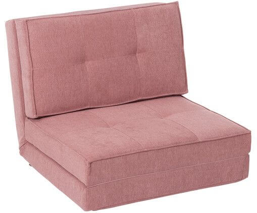 Poltrona cama cor de rosa para sala moderna