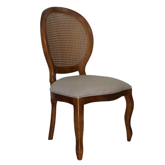 Cadeira de palha colonial