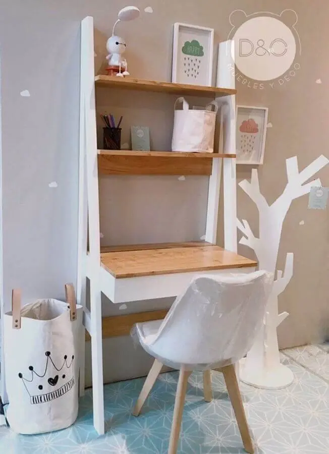 escrivaninha para estudo para decoração de quarto infantil Foto Muebles y Deco
