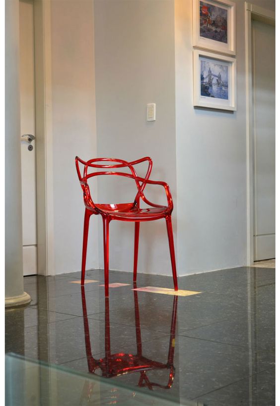 Cadeira allegra vermelha