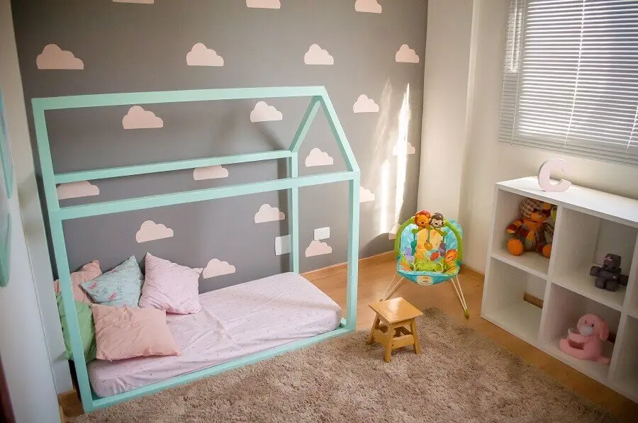 decoração com cores pastéis para quarto infantil montessoriano Foto Pinterest