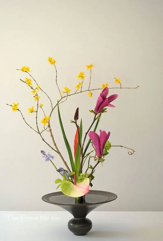 Ikebana para decoração