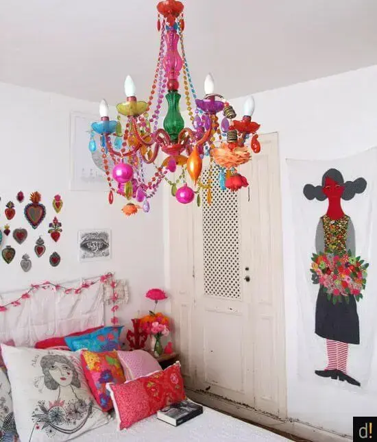  Luminária infantil colorido para quarto moderno