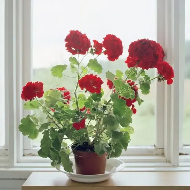 Aprenda como cultivar gerânio vermelho dentro de casa
