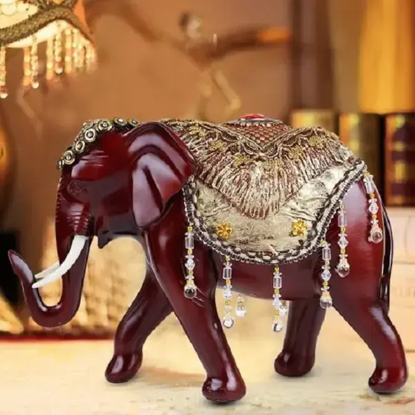O elefante indiano decoração traz muita prosperidade ao lar. Fonte: Pinterest