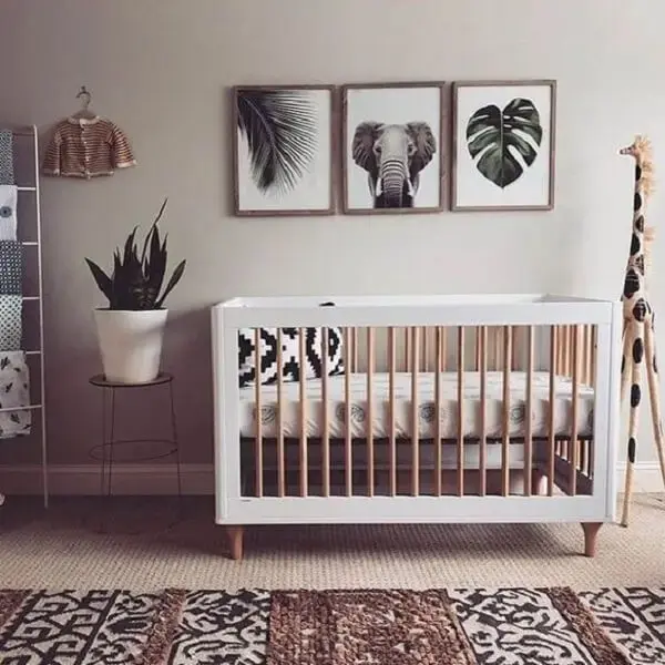 Projeto de quarto de bebê tema safári. Fonte: Revista Viva Decora