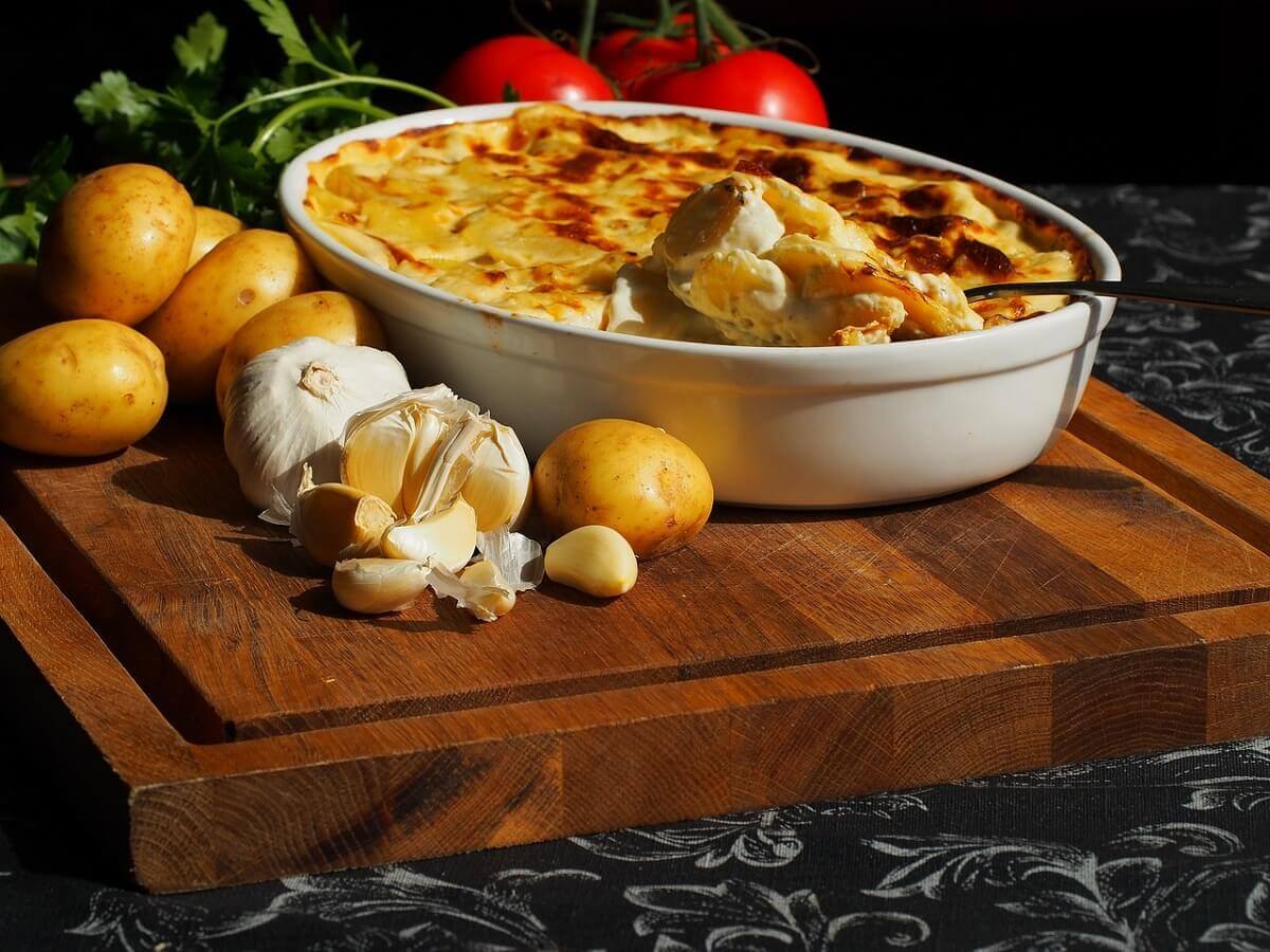 Dica de receita de batata gratinada no forno Foto Pixabay