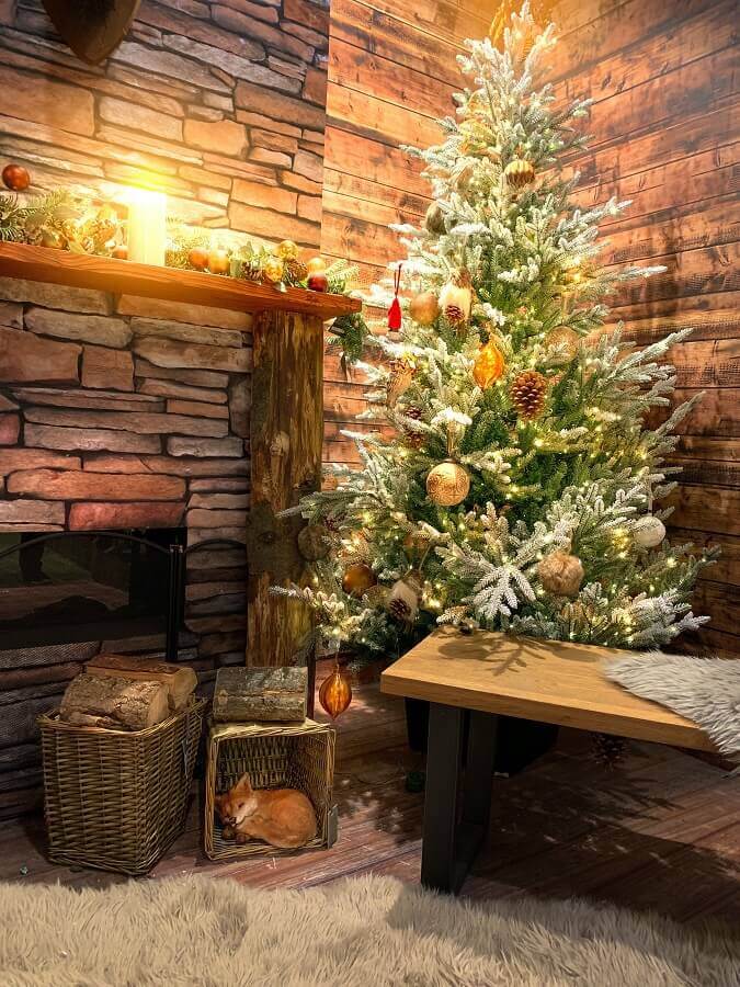 Como montar árvore de Natal para decoração de sala rustica Foto Unsplash