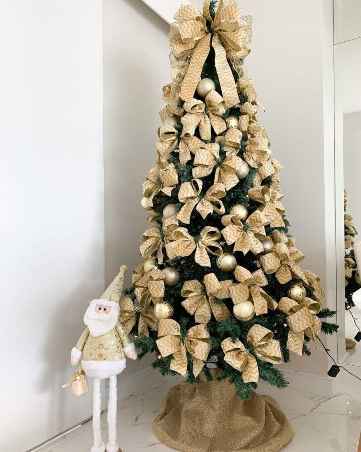 Laços para Árvore de Natal: Como Fazer, +68 Modelos Lindos