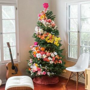 Flores Para Árvore De Natal: +62 Ideias Encantadoras Para Sua Decoração