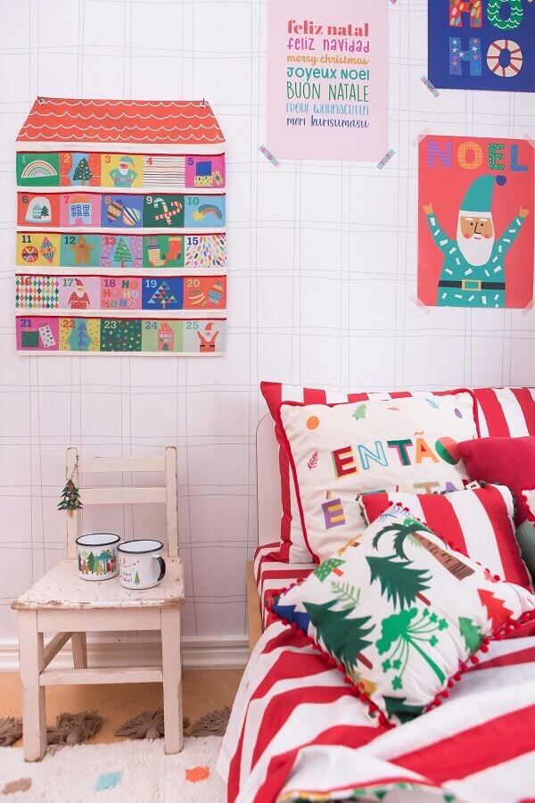 Enfeites de Natal para decoração de quarto infantil Foto Letícia Padilha para MOOUI