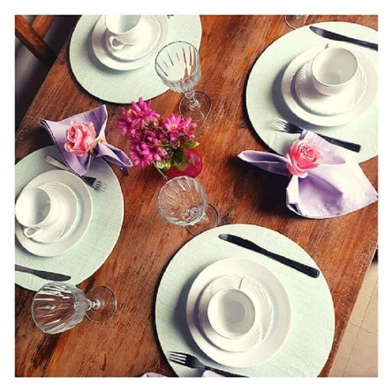 Arranjo de flores para decoração de mesa de café da manhã simples Foto Pinterest