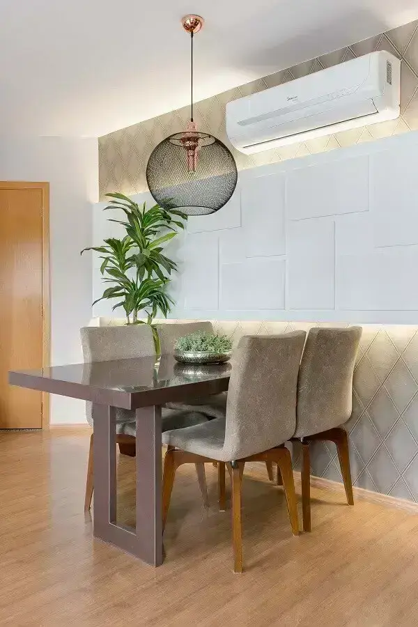 Luminária redonda de teto moderna para decoração de sala de jantar