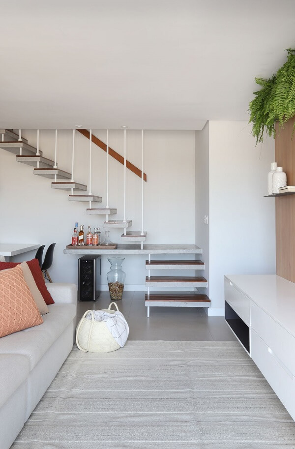 Escadas para casa moderna