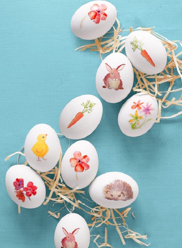 Ideias de ovos de páscoa decorados