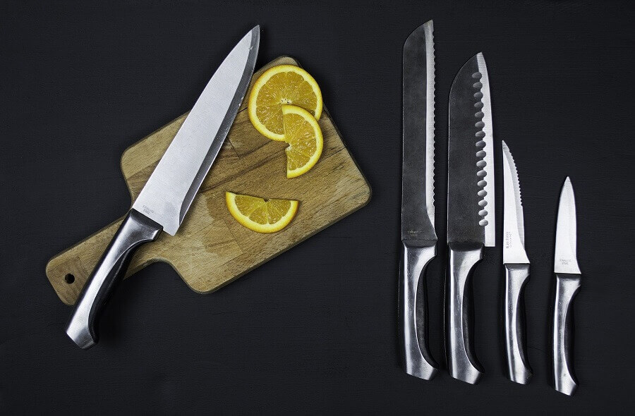 Jogo de facas para praticidade na cozinha Foto Pixabay