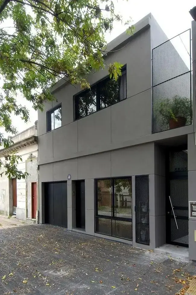 Casa Cinza: +50 Fachadas Contemporâneas Para Você Se Inspirar