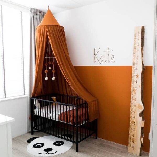 Pintar parede com fita crepe quarto de bebe com decoração aconchegante