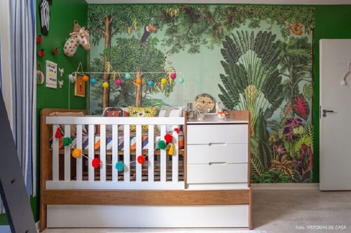 Desenhos para parede de quarto de bebe colorido