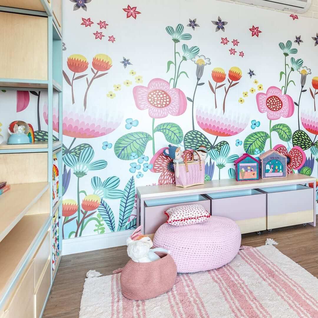 Os desenhos para parede de quarto infantil transformam a decoração do cômodo