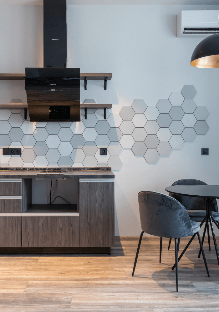 Os azulejos hexagonais são ótimas opções para transformar a decoração