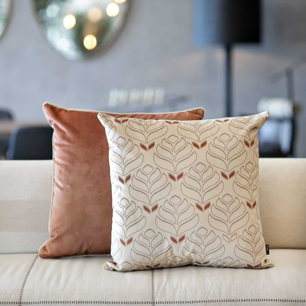 Decore a sala de estar com lindas almofadas geométricas