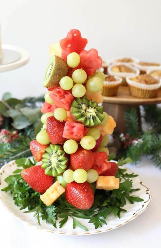 Árvore de Natal de Frutas: 7 Formas Criativas de Montar e +50 Fotos