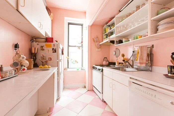 Cozinha rosa para se inspirar