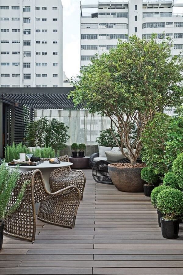 O apartamento garden é uma unidade que possui espaço com parte externa própria
