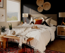 Confira dicas de decoração para cama de casal. Fonte - Unsplash