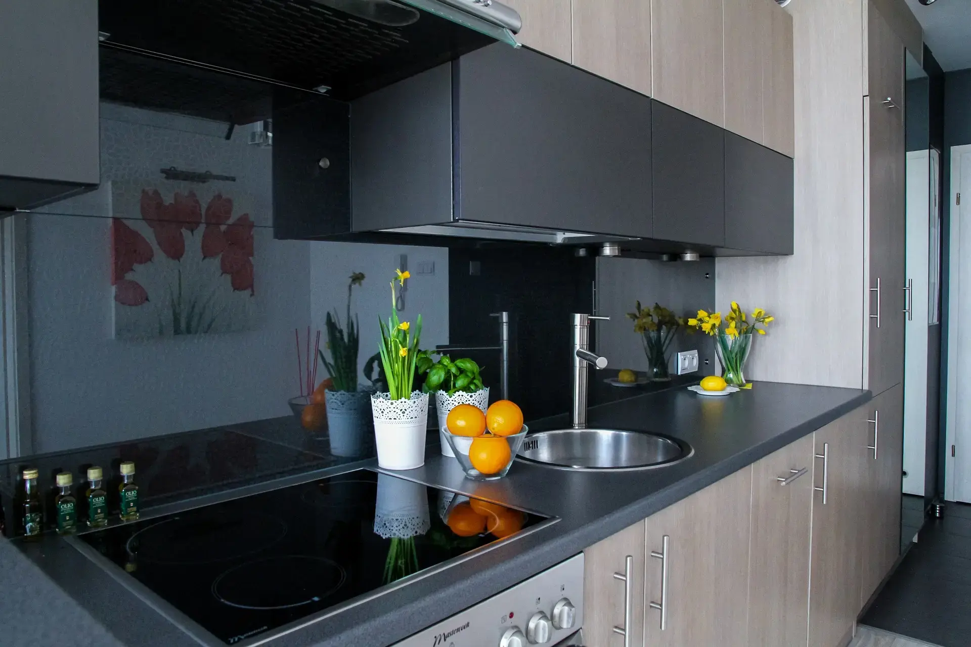 O fogão de indução não ocupa muito espaço e são ótimos para cozinhas pequenas. Fonte Pixabay
